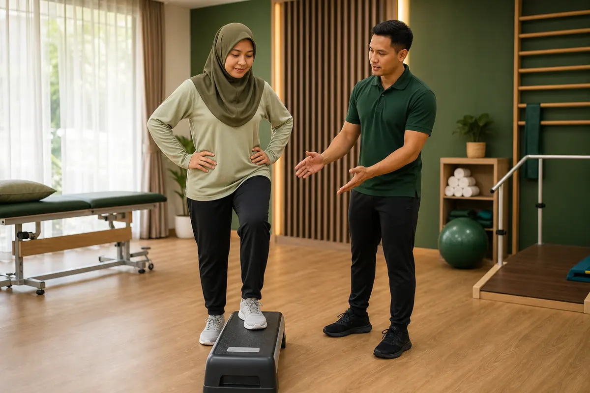 Sakit Lutut: suasana penilaian dan pemulihan fisioterapi