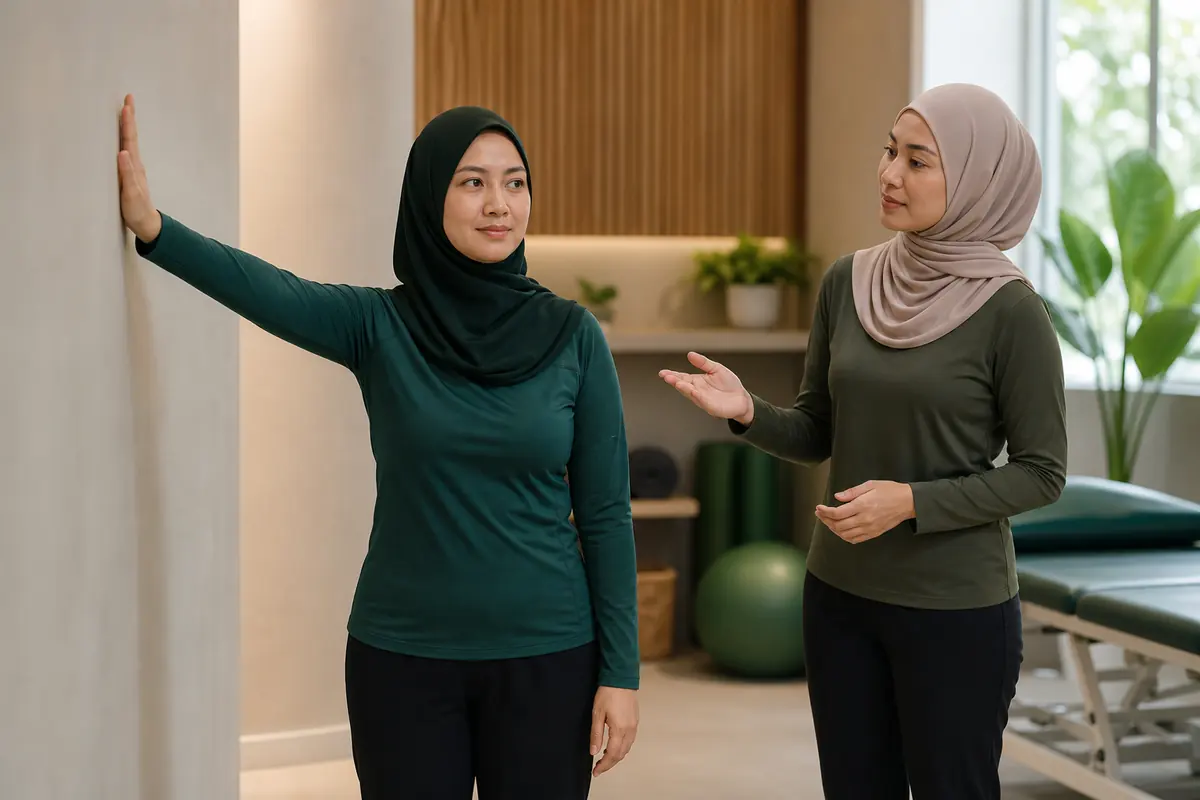 Sakit Bahu: suasana penilaian dan pemulihan fisioterapi