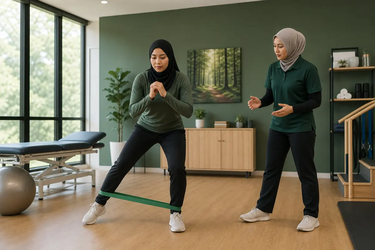 Suasana fisioterapi Pemulihan Sukan untuk pesakit di Ipoh