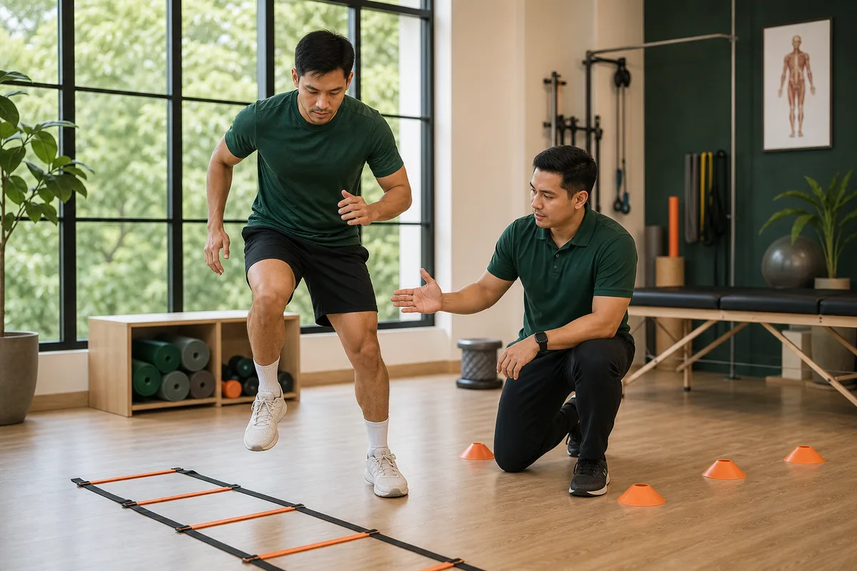 Sports Rehabilitation physiotherapy visual for Ipoh patients