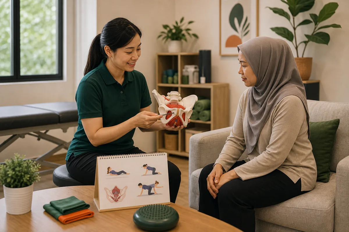 Women's Health Physiotherapy physiotherapy visual for Ipoh patients