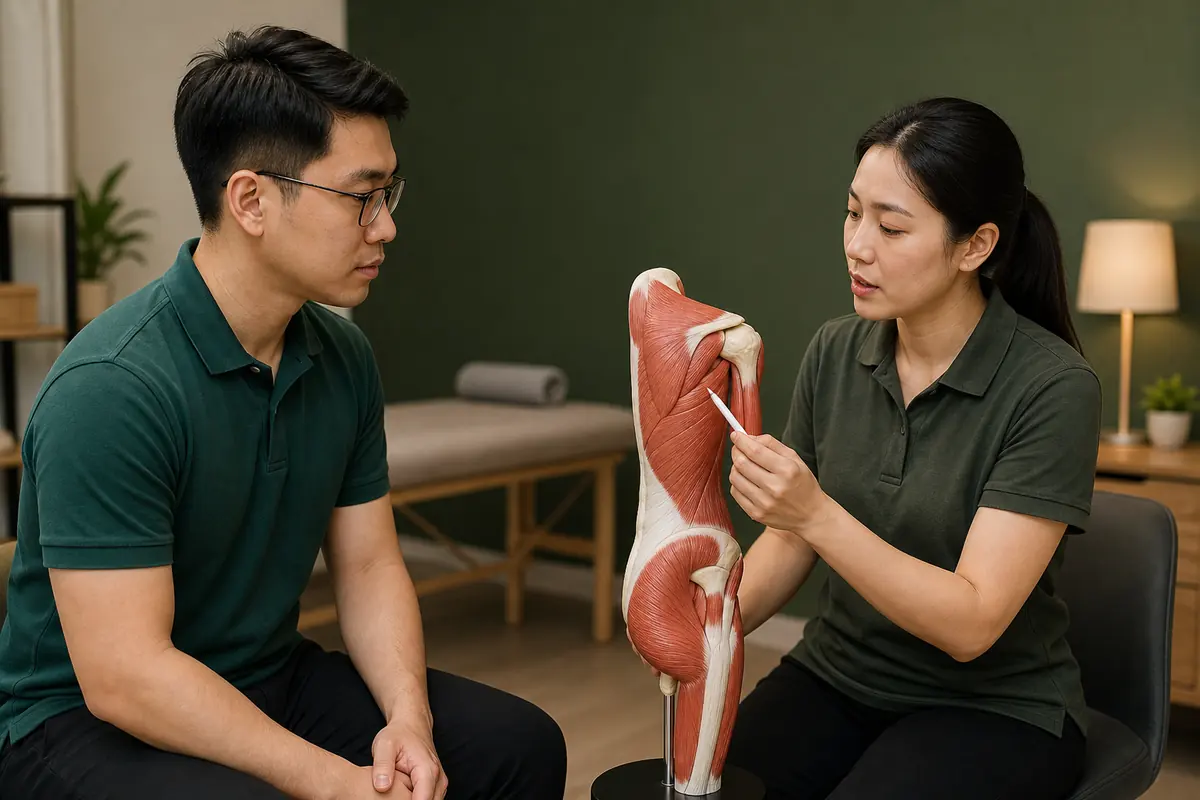Dry Needling physiotherapy scene for Ipoh patients