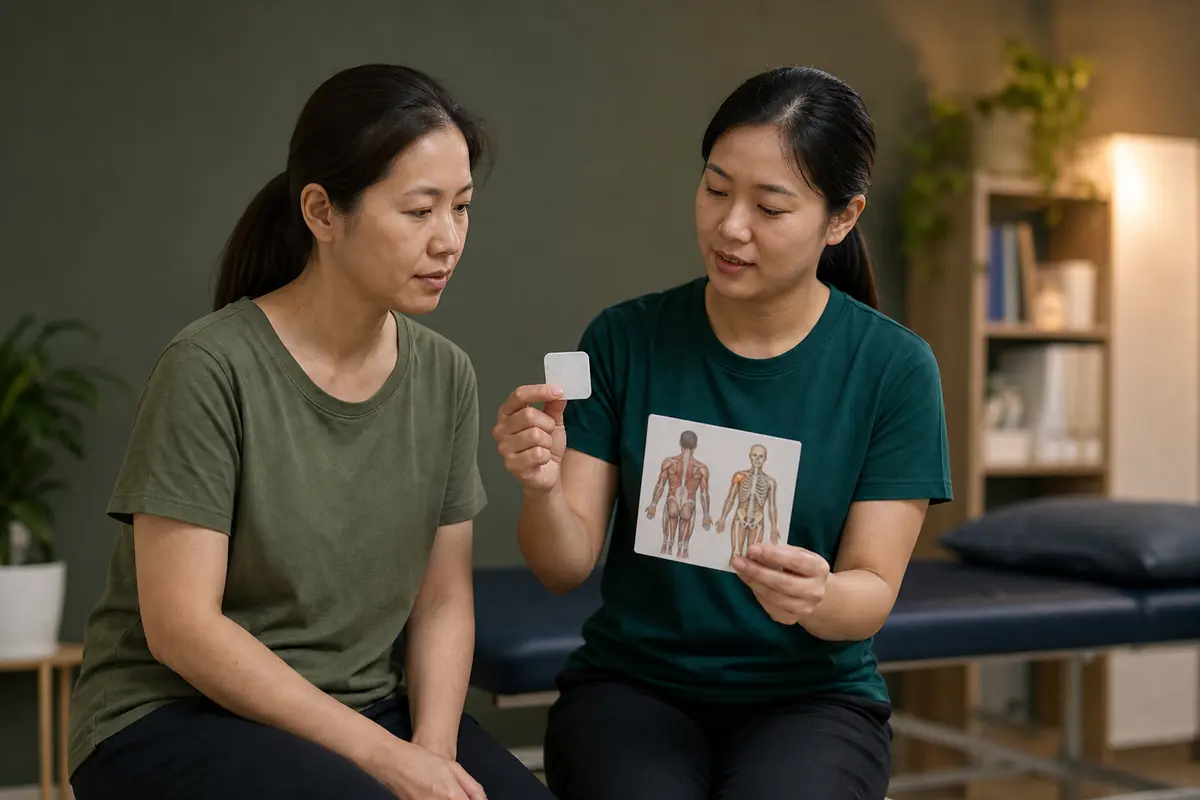 Electrotherapy physiotherapy scene for Ipoh patients