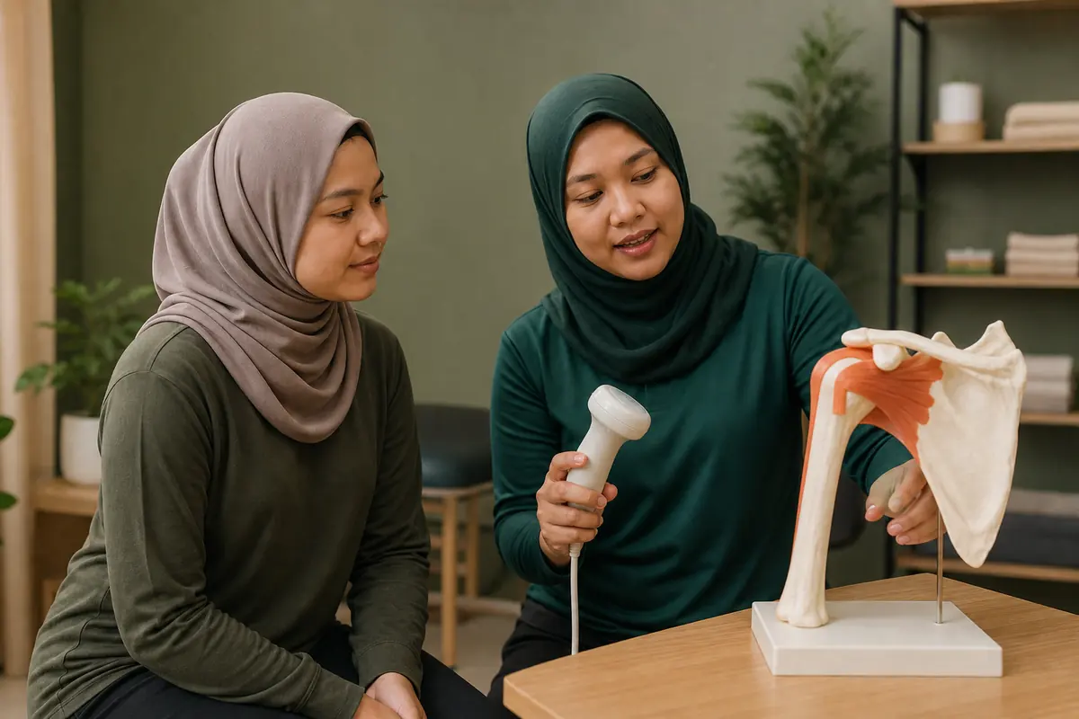 Suasana fisioterapi Terapi Ultrasound untuk pesakit di Ipoh
