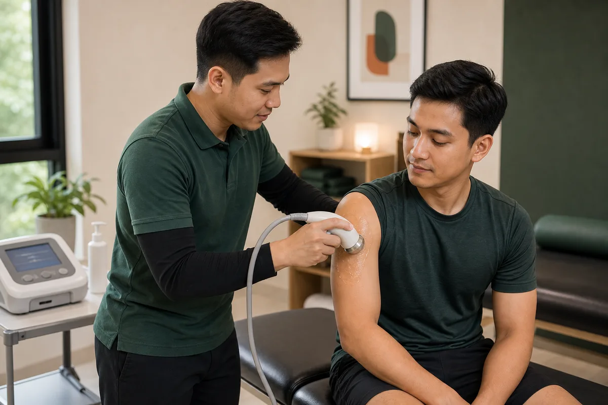 Ultrasound Therapy physiotherapy visual for Ipoh patients